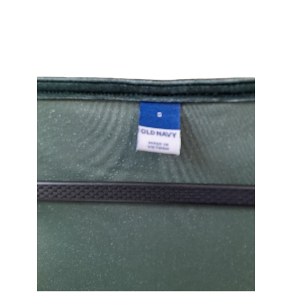 Y2K Style Old Navy Long Sleeve Velvet Dress - Deep Green - Picture 6 of 6